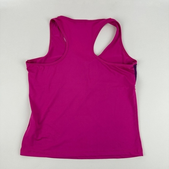 Get A Grip Athletic Tank Top Womens 2X Pink Purple Racerback - Picture 8 of 8